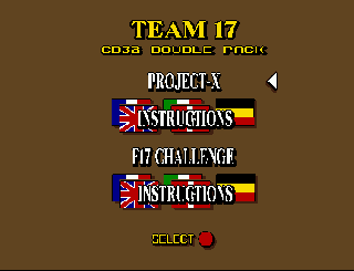 Screenshot Thumbnail / Media File 1 for Project-X SE & F17 Challenge (1993)(Team 17)(M5)[!][compilation][CDD3187]